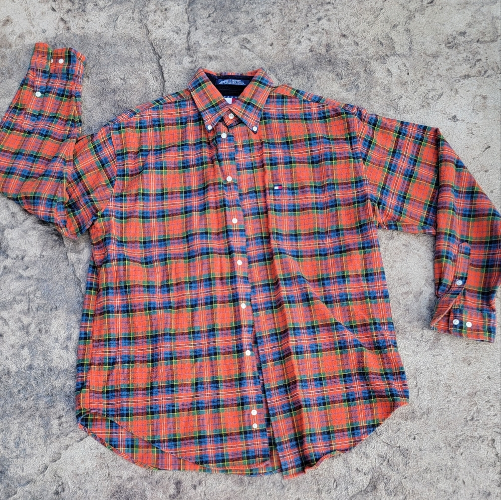Vintage Tommy Hilfiger cotton flannel